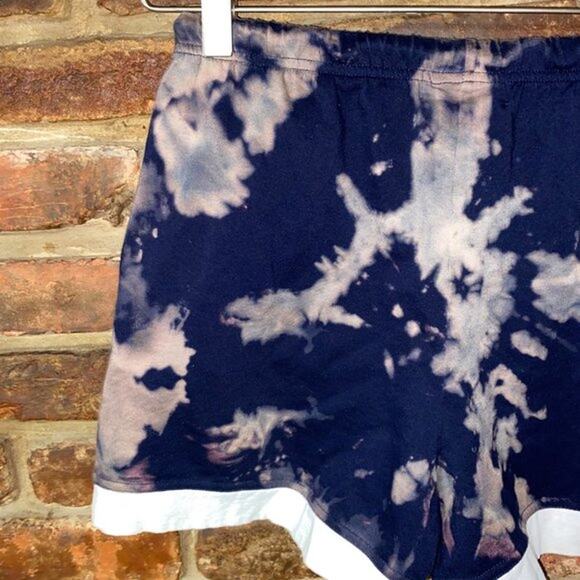 Saks Fifth Avenue Custom Bleach Dyed Sweat Shorts Women's Size XS - Picture 6 of 7